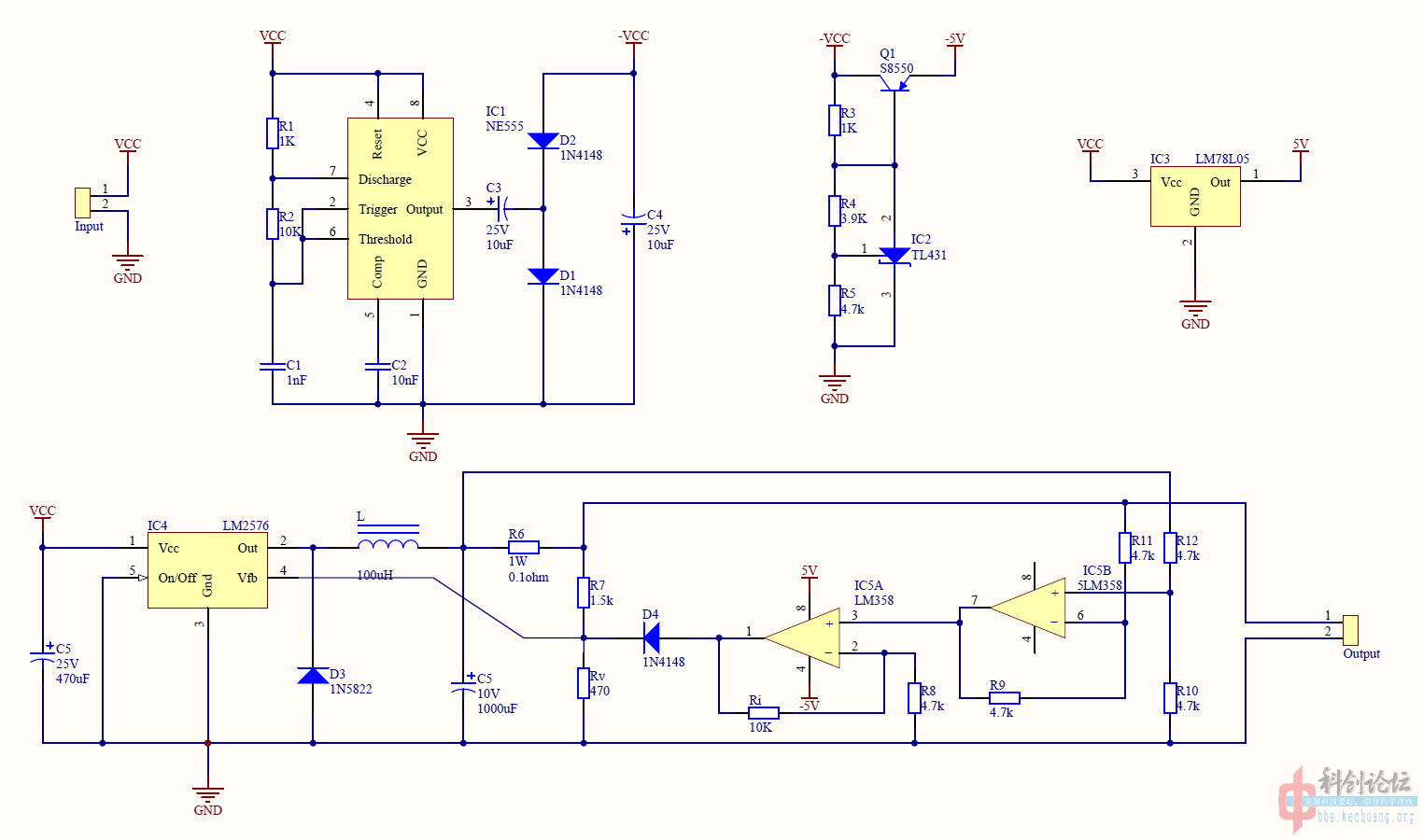 lm2576开关式恒流源低调发布