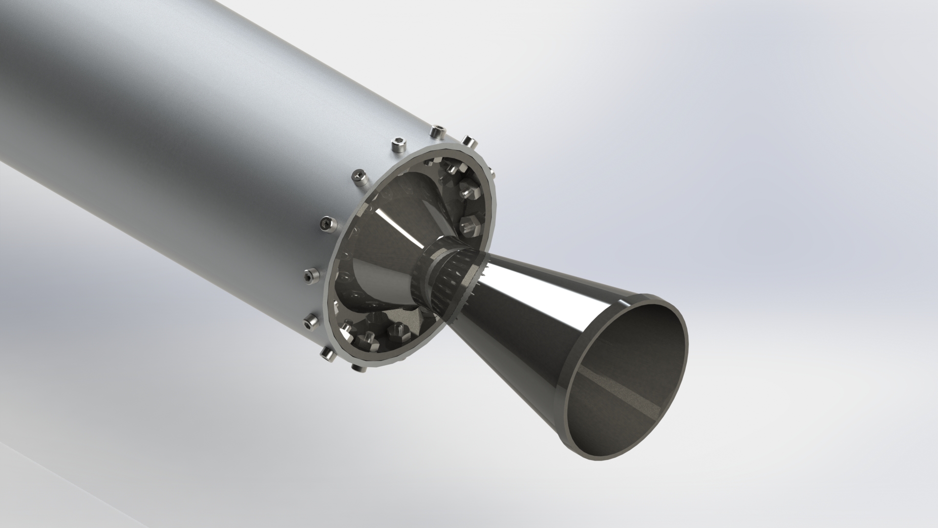 这两年自己画的火箭发动机solidworks模型