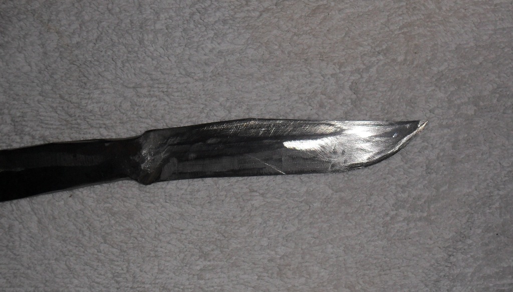 第一次用轴承做的小刀刀未成品