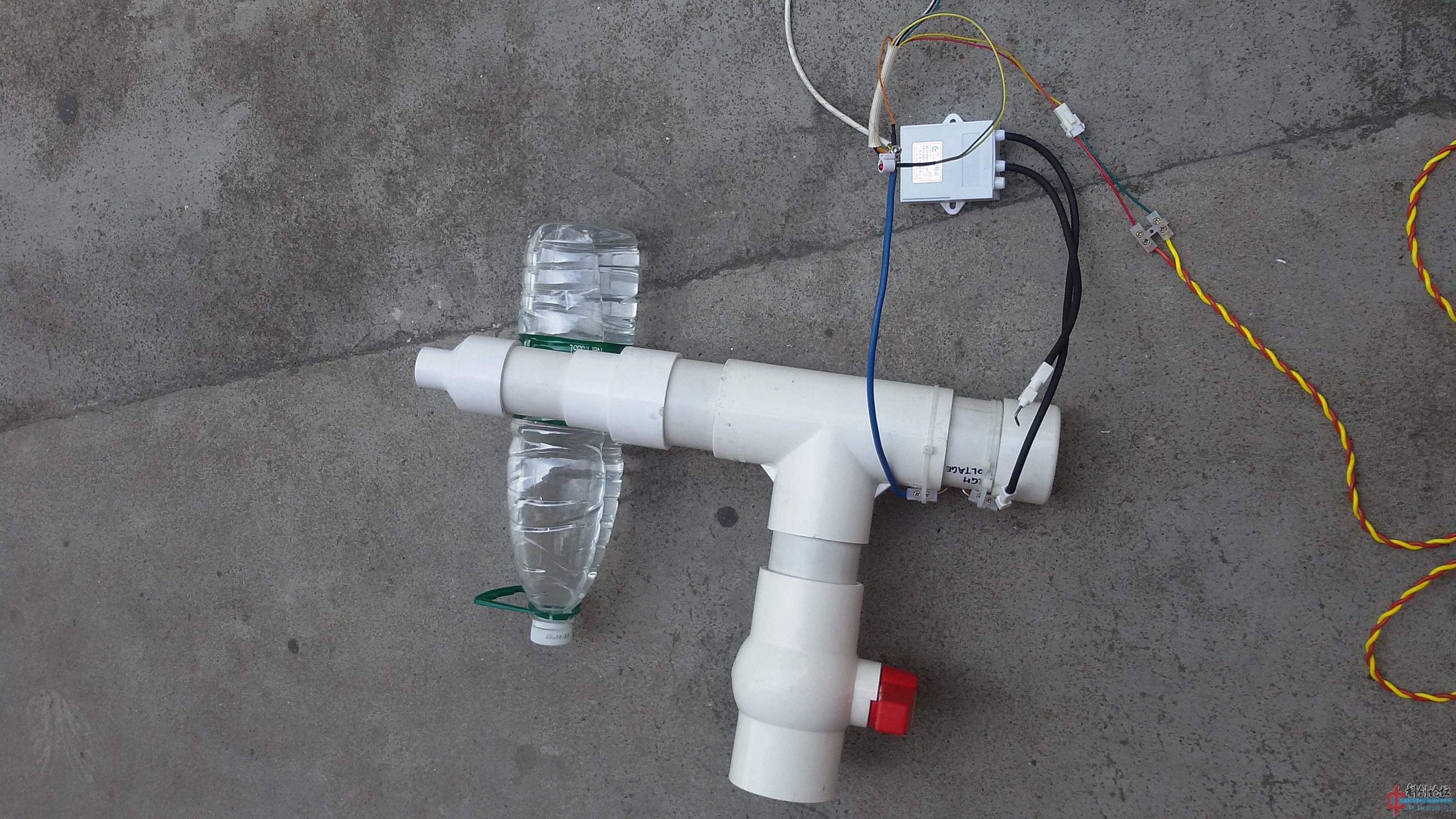 自制pvc土豆炮电点火乙醇动力