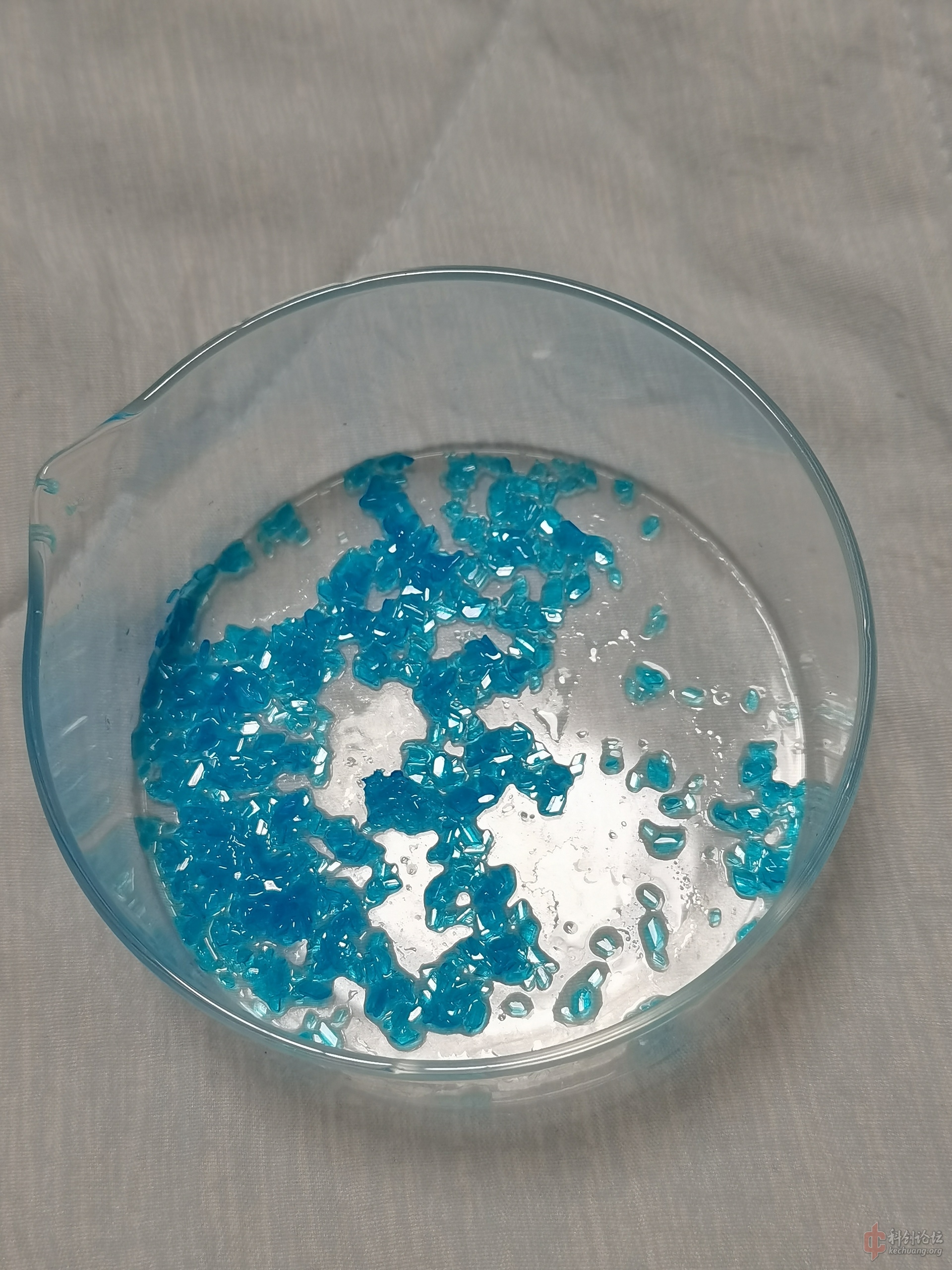 参赛槐蓝硫酸铜晶体