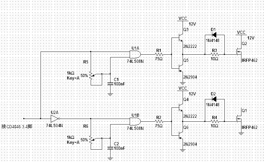锁相环cd4046特斯拉线圈