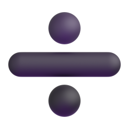 ➗